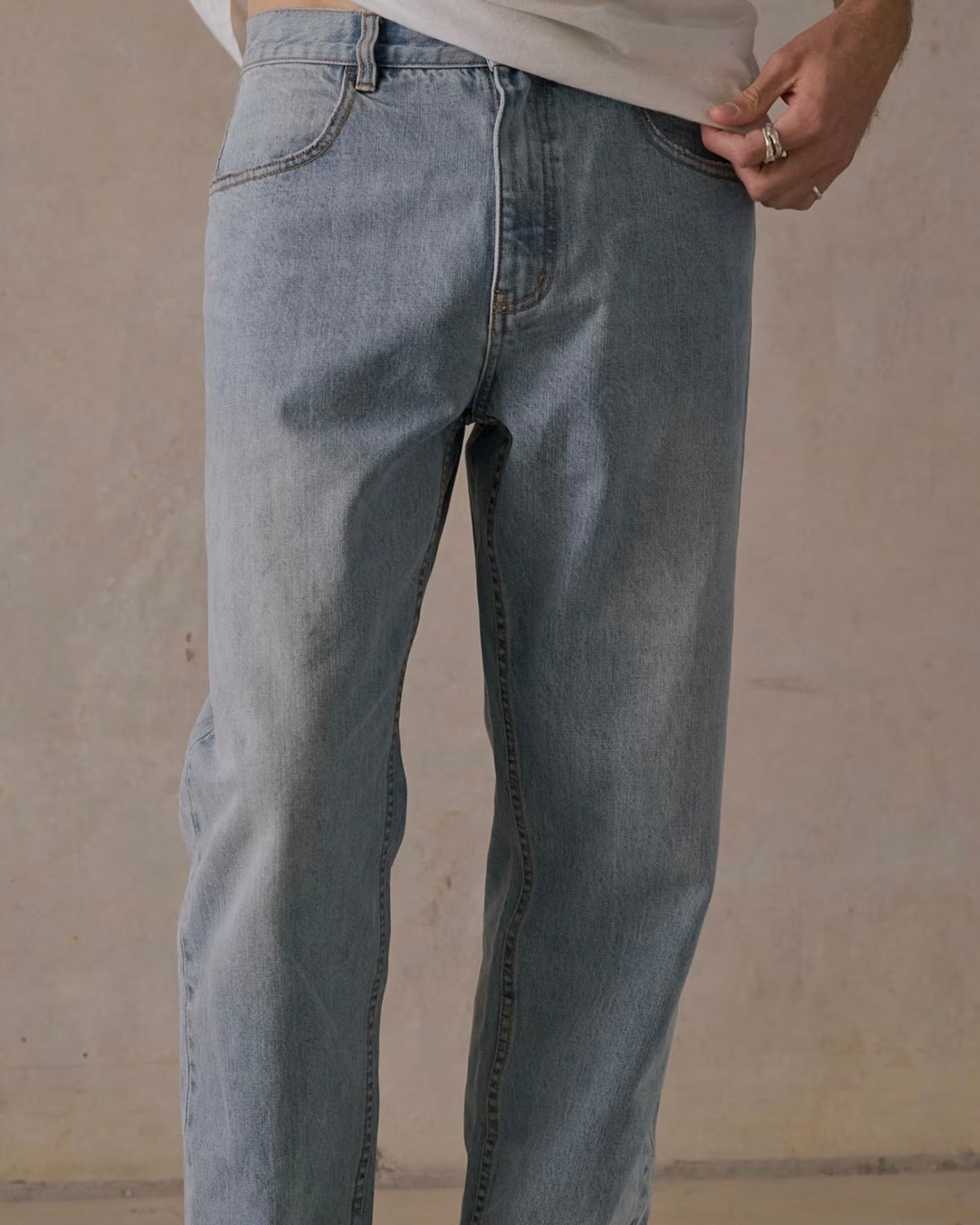 Light Indigo Classic Denim Jean