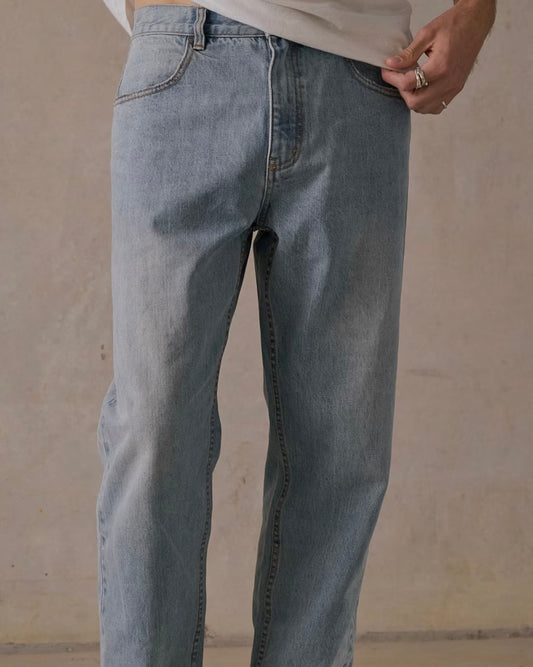 Light Indigo Classic Denim Jean