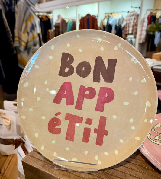 Bon Appetit Melamine Plate