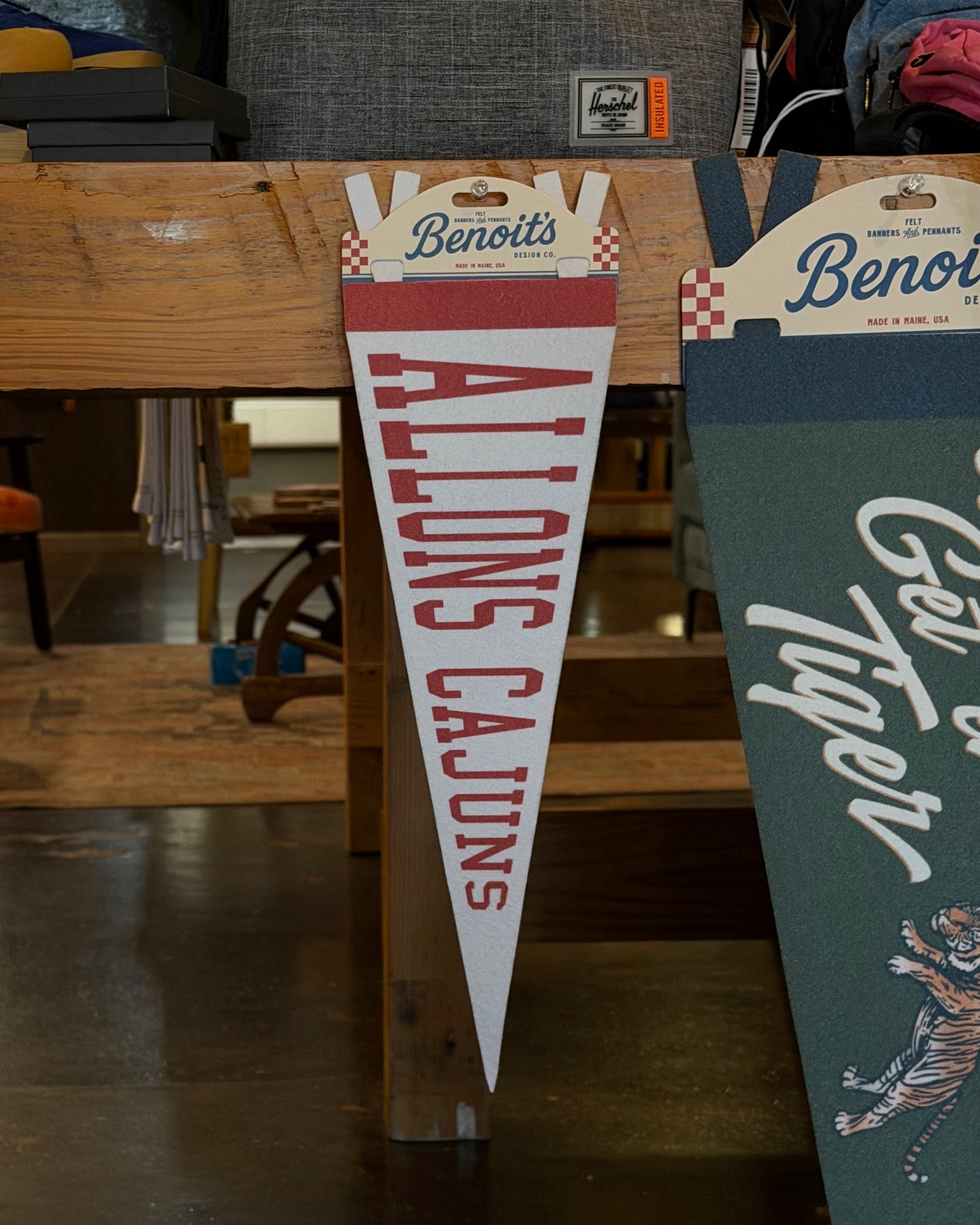 Allons Cajuns Varsity Felt Pennant Flag