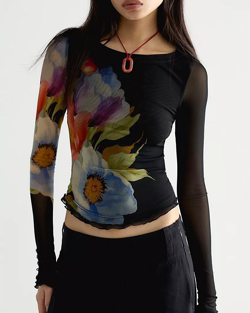 Lilly Printed Long Sleeve