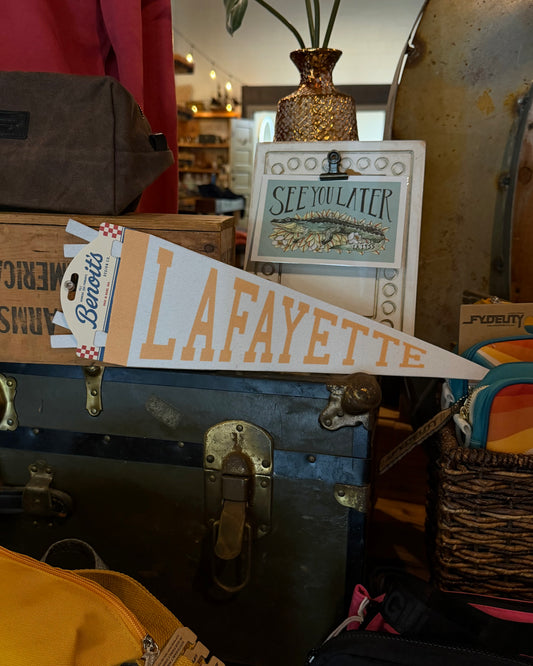 Lafayette Varsity Felt Pennant Flag