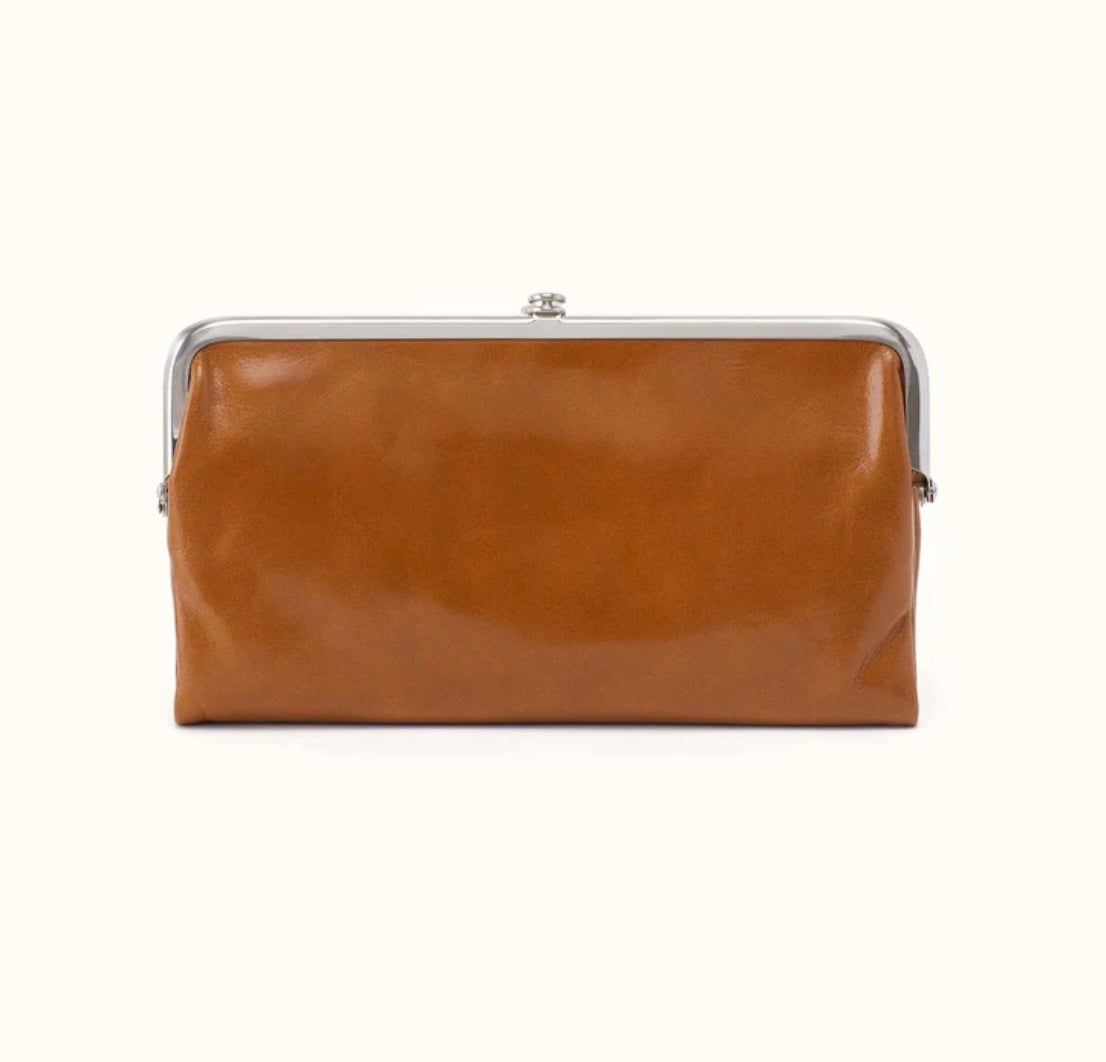 Truffle Lauren Clutch Wallet - Polished Leather