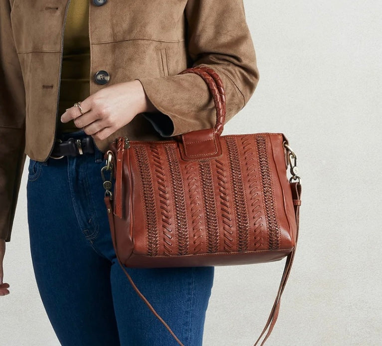 Kindling Brown Sheila Medium Satchel
