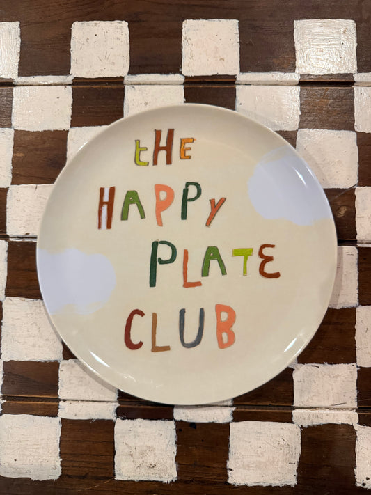 The Breakfast Club Melamine Plate   - “The Happy Plate Club”