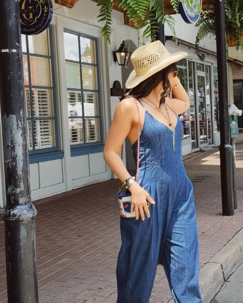 Allie Chambray Jumpsuit