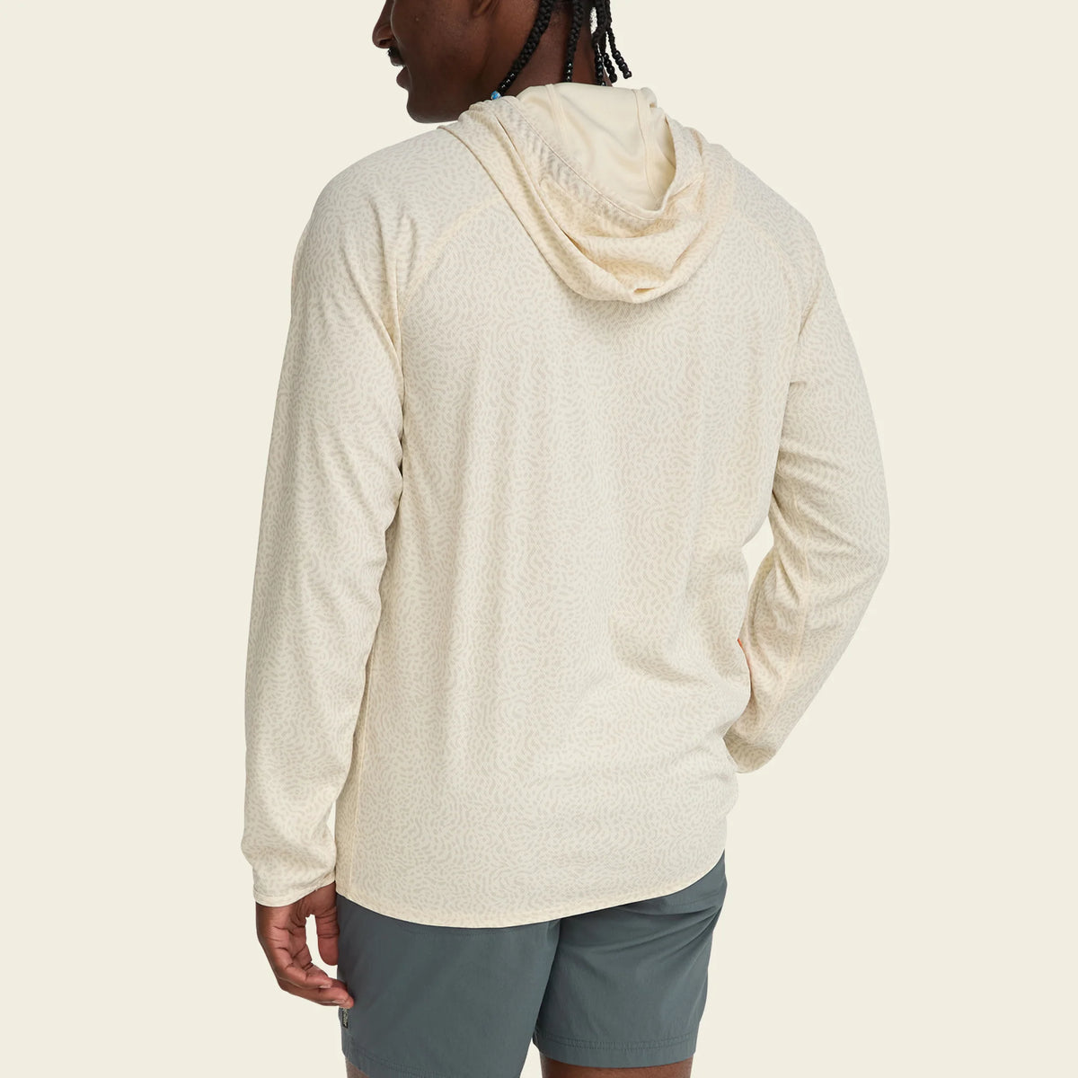Loggerhead Hoodie - Pond Patterns : Bone