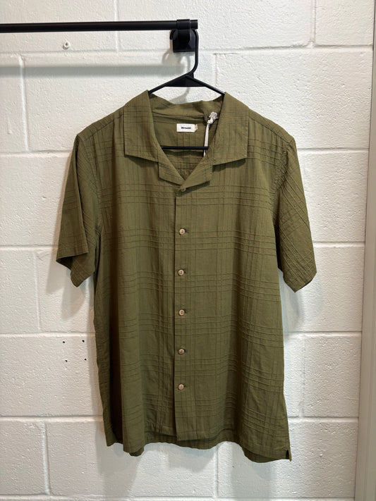 Camp Collar Shirt - Olive Green