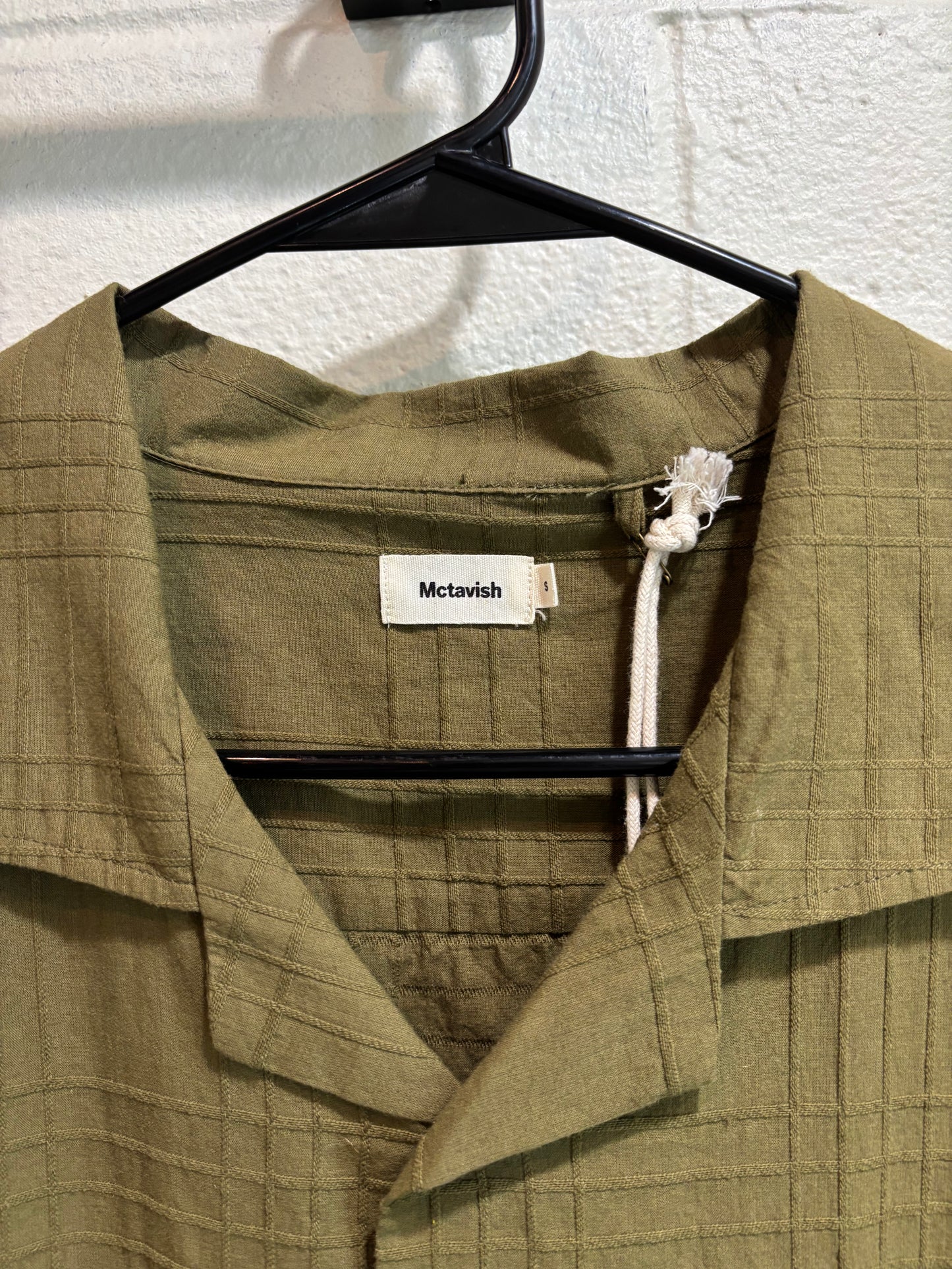 Camp Collar Shirt - Olive Green