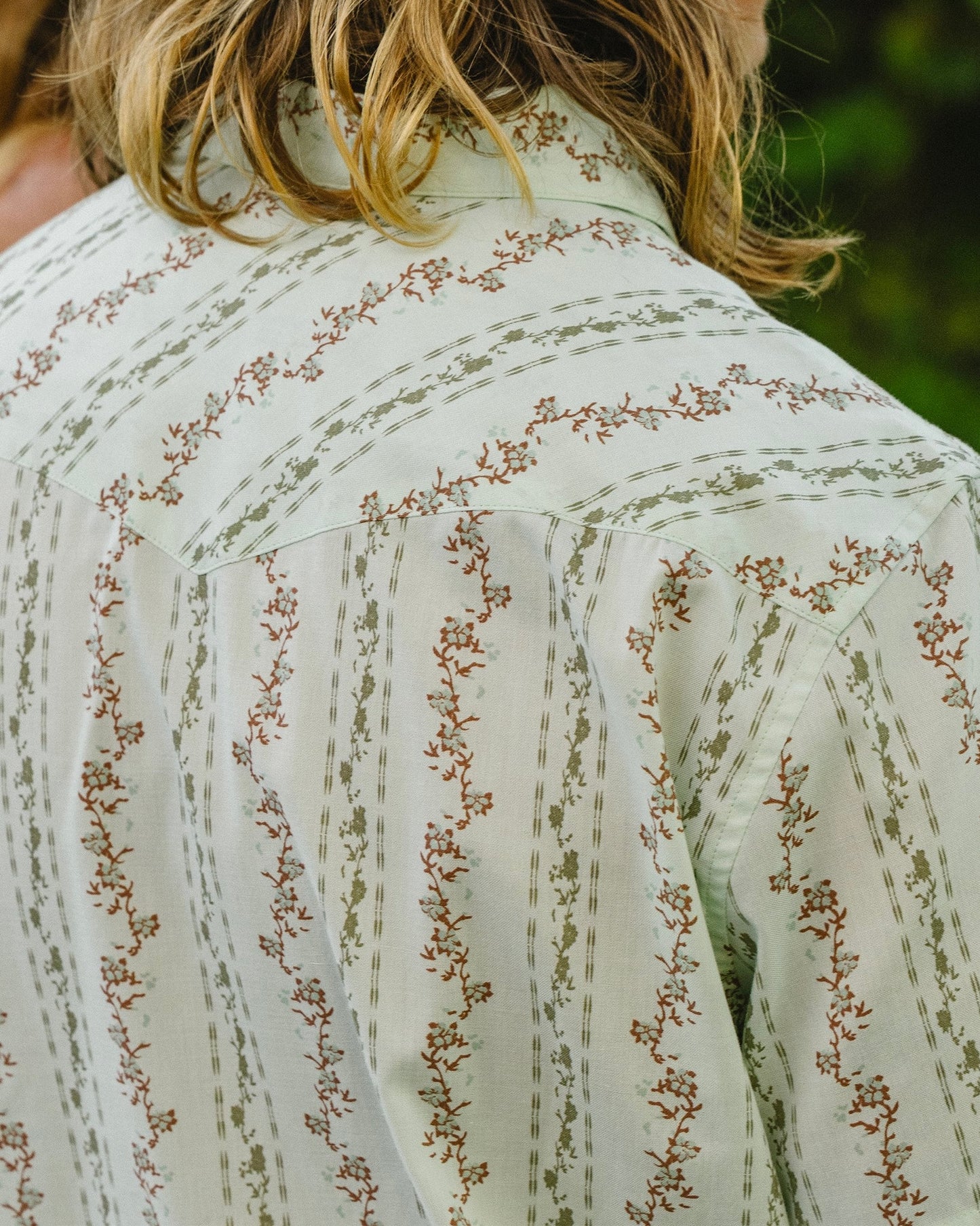 Mint Hibiscus H Bar B Snapshirt