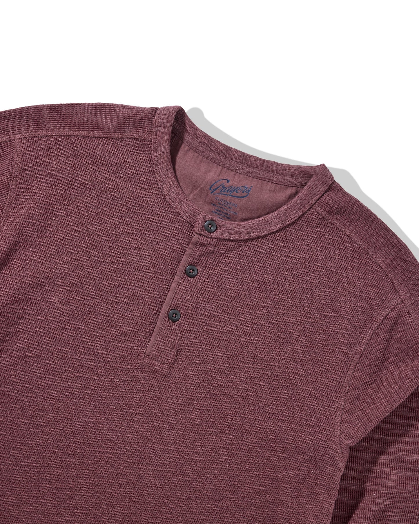 The Rowan Waffle Henley