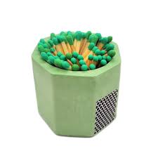 Candle + Tray + Matches Set - Matcha