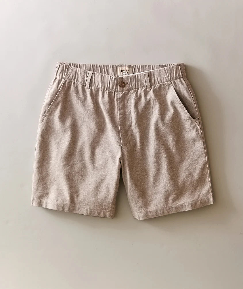 Taupe Saturday Hemp 7” Chino Short