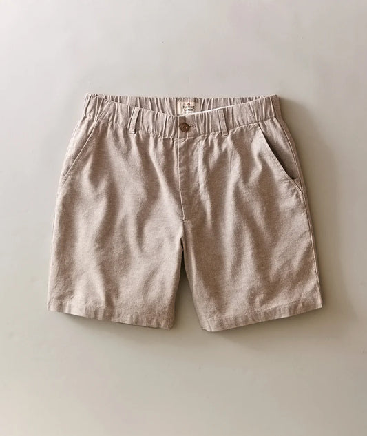 Taupe Saturday Hemp 7” Chino Short