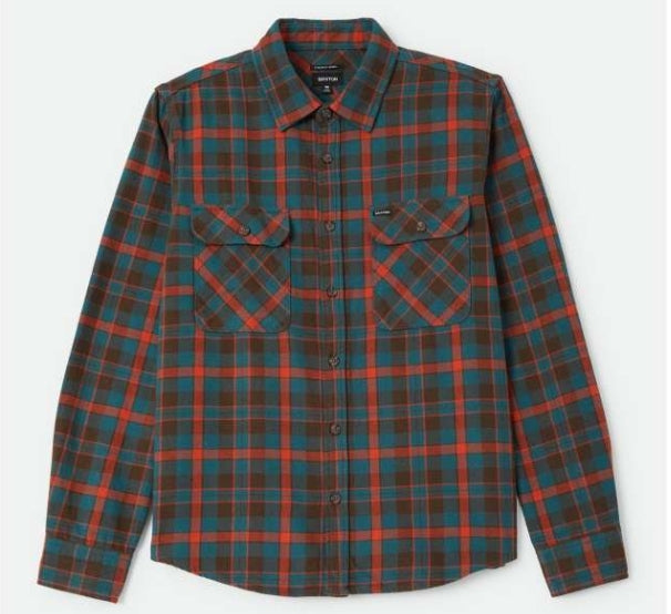 Plaid shirt with red and green pattern on a white background
