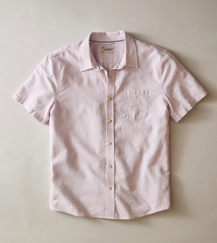 Better-Than-Linen Shirt - Lavender Stripe