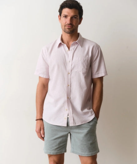 Better-Than-Linen Shirt - Lavender Stripe