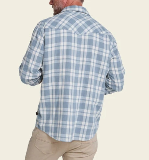 Iron Blue - La Grange Lightweight Flannel - Cohen Plaid