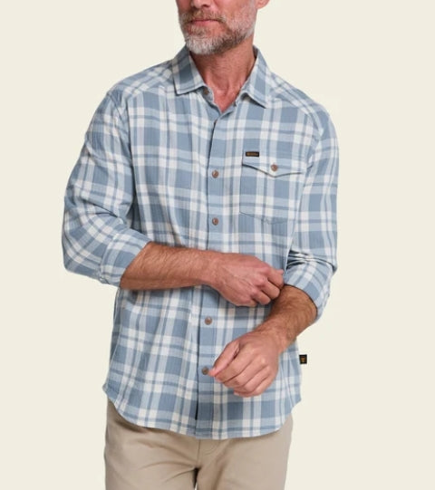 Iron Blue - La Grange Lightweight Flannel - Cohen Plaid