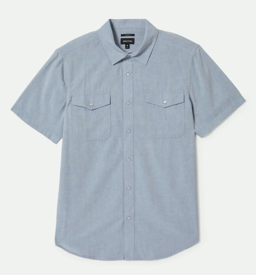 Wayne Western Shirt - Medium Blue