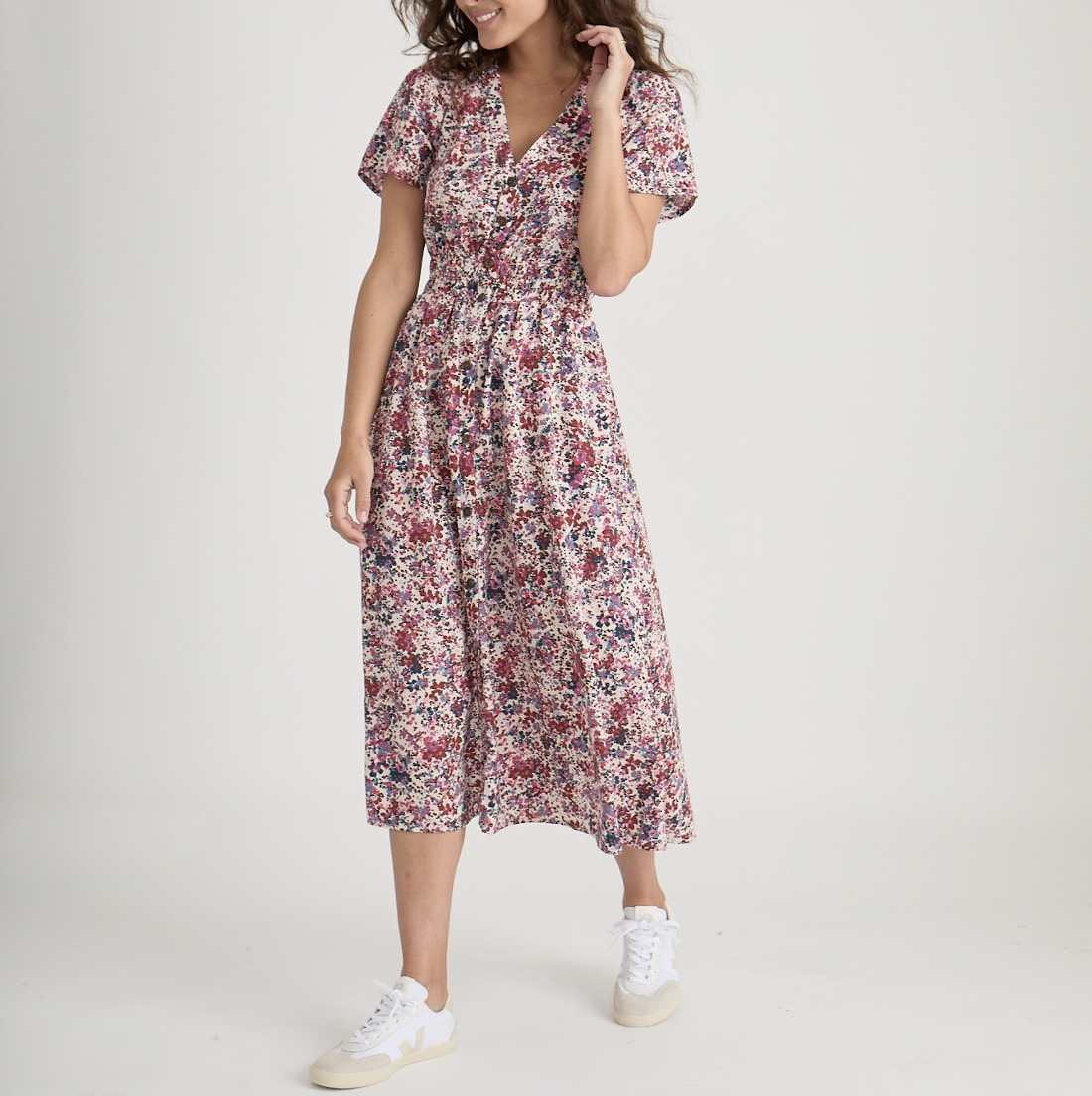 Annika Midi Dress - Ditsy Floral