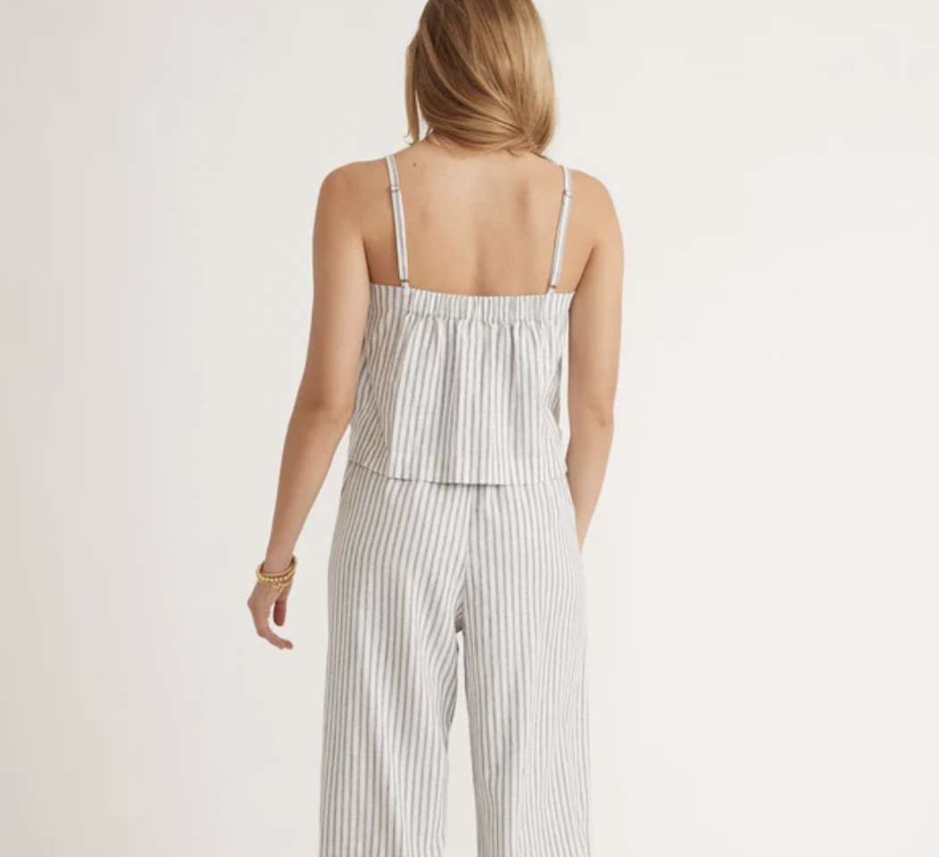 Celeste Cami - Denim/White Stripe