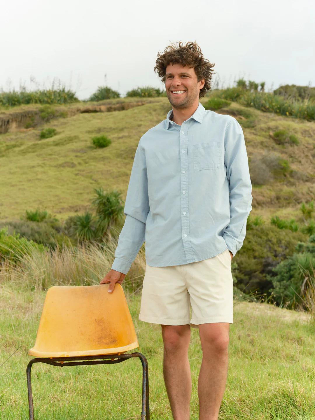 One Pocket Shirt - Jerry Blue