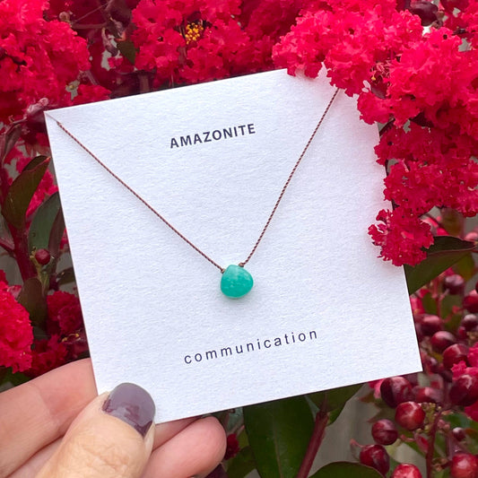 Communication-Amazonite Necklace