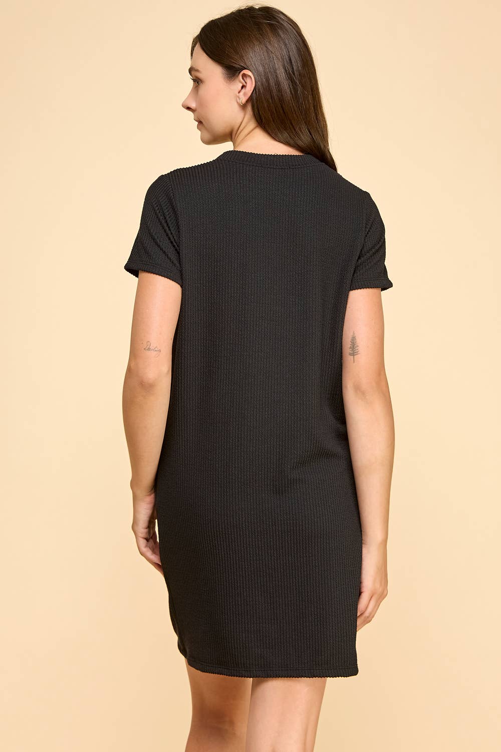 The Maren-Ribbed Pocket Dress