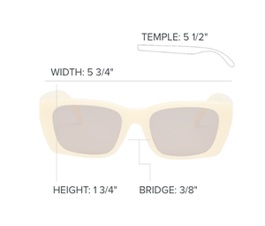 Sonic Sunglasses - Banana/Brown Polarized