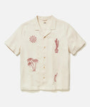 Embroidered Resort Shirt - Natural