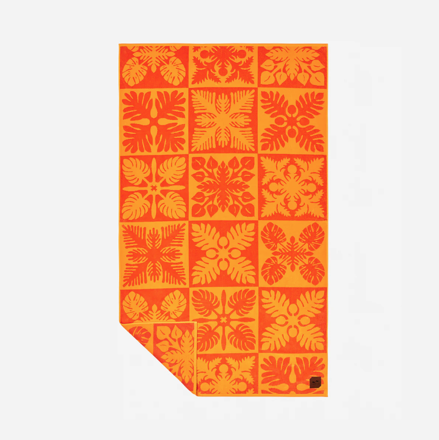 Kapena Oversized Beach Towel - Orange