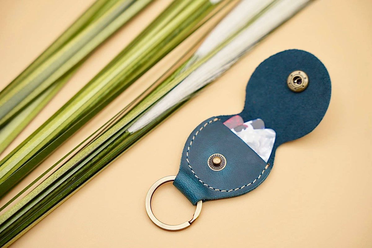 Leather Airtag Holder Organizer