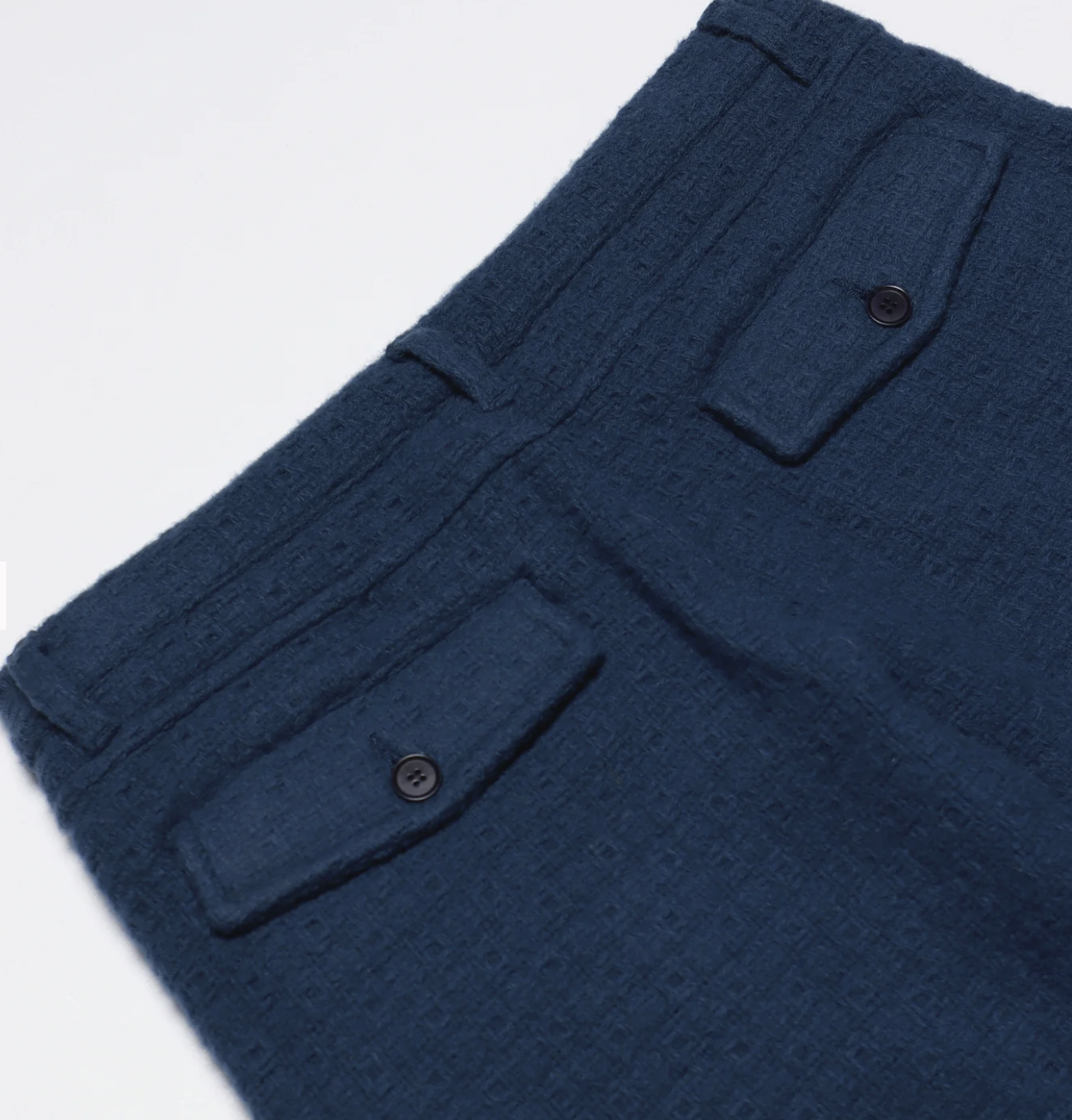 Ryder Trouser - Insignia Blue Textured Jacquard