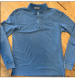 Wilbur Long Sleeve Polo - Slate Blue