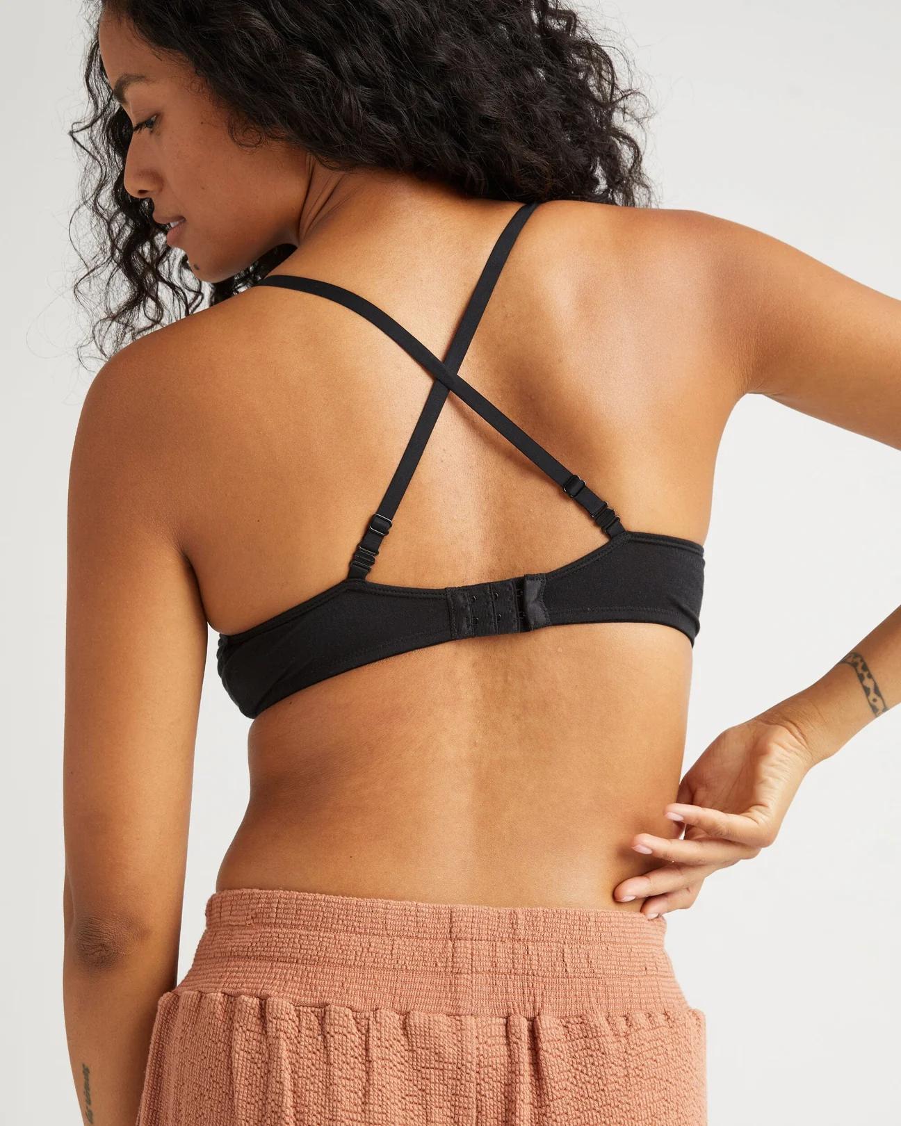 Women's Stretch T-Shirt Bralette - Bone