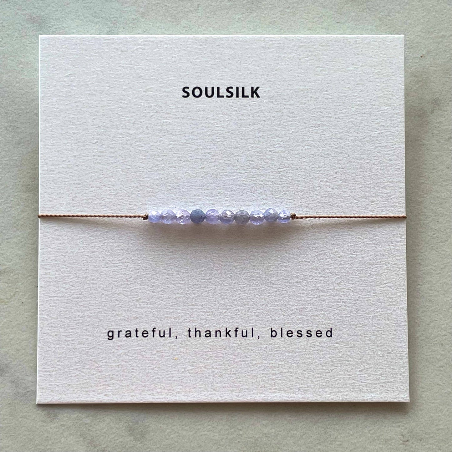 Grateful, Thankful, Blessed Bracelet
