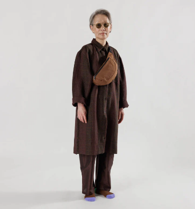 Crescent Fanny Pack - Brown