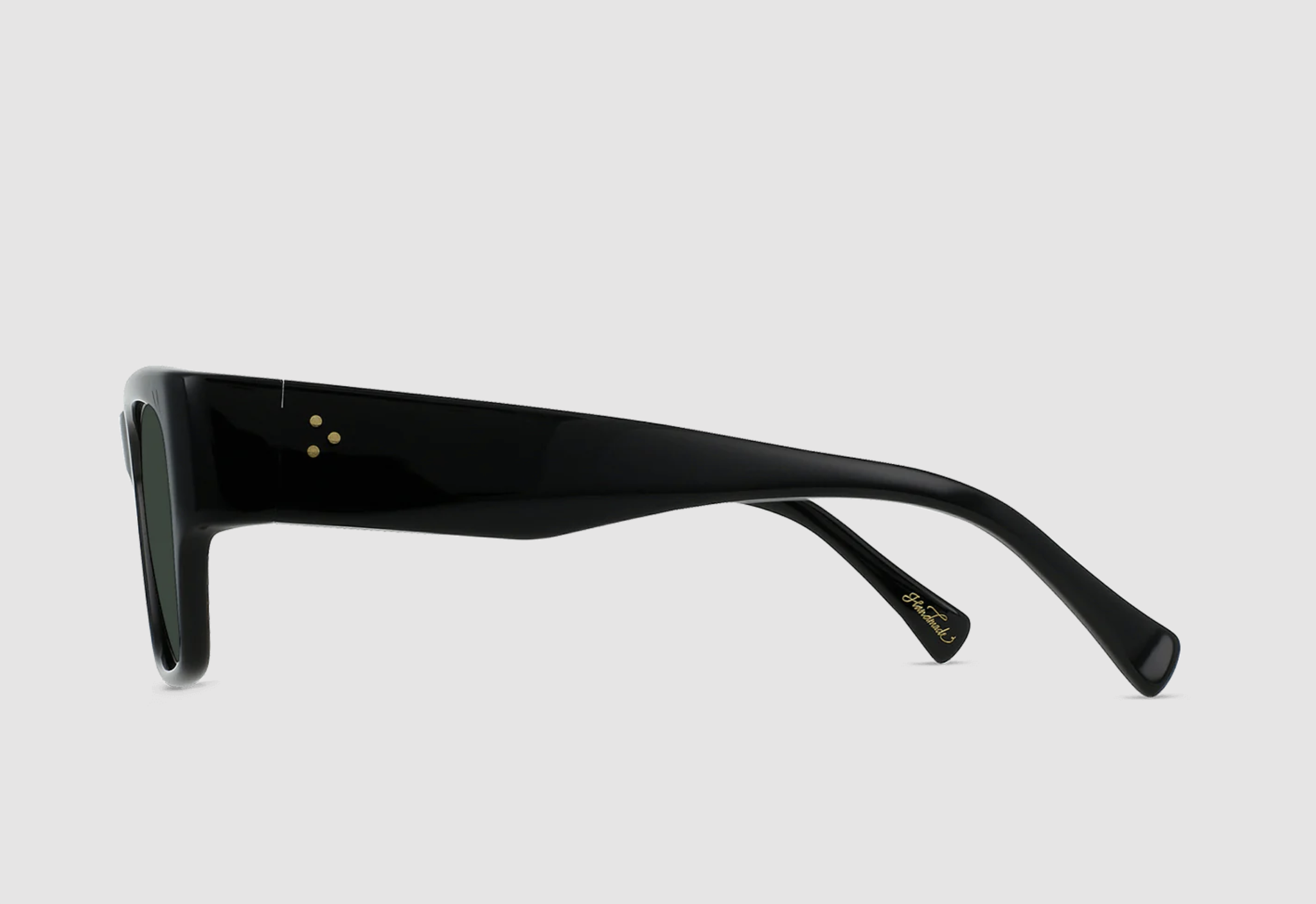 Rufio Sunglasses - Black / Green Polarized