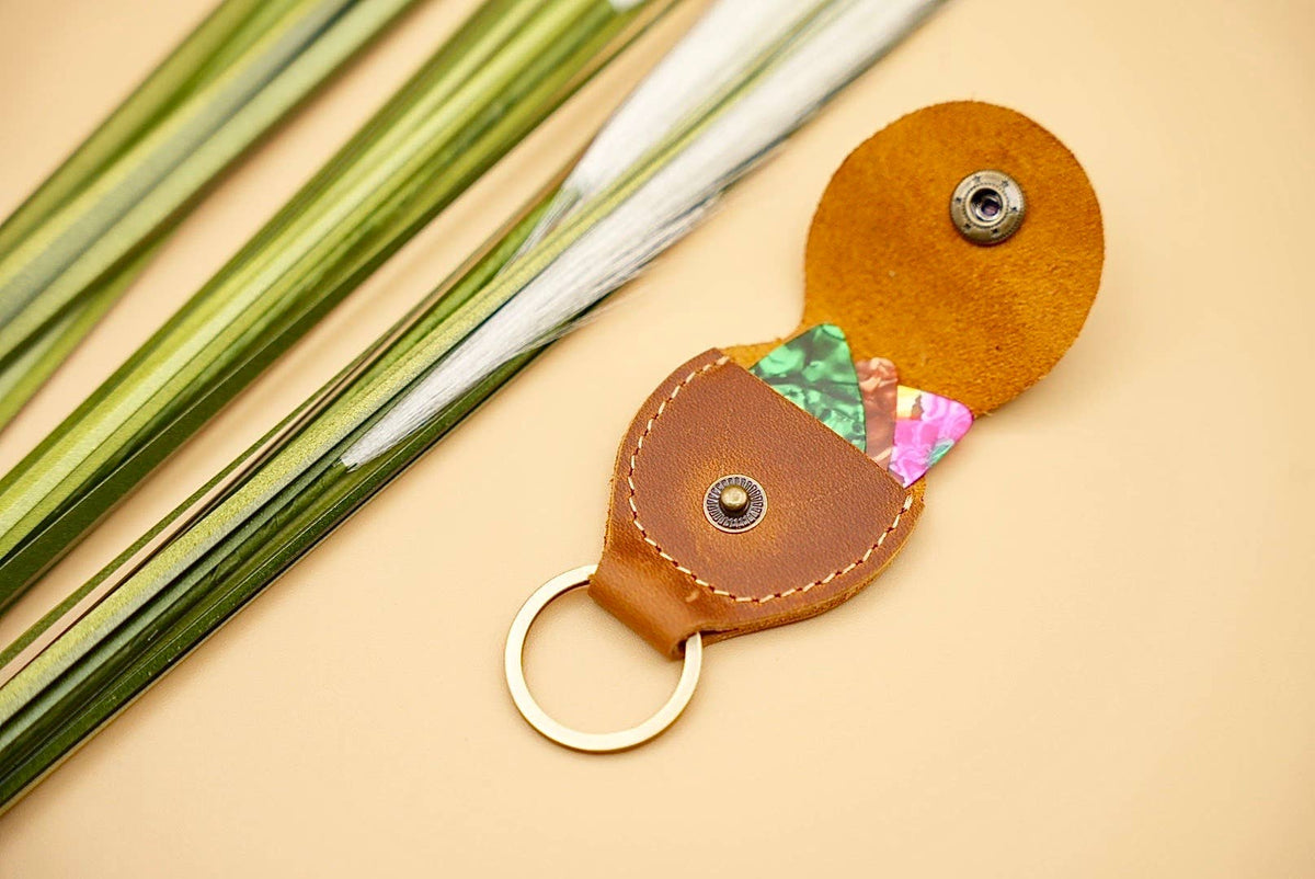 Leather Airtag Holder Organizer