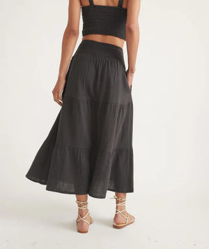 Corinne Maxi Skirt - Black