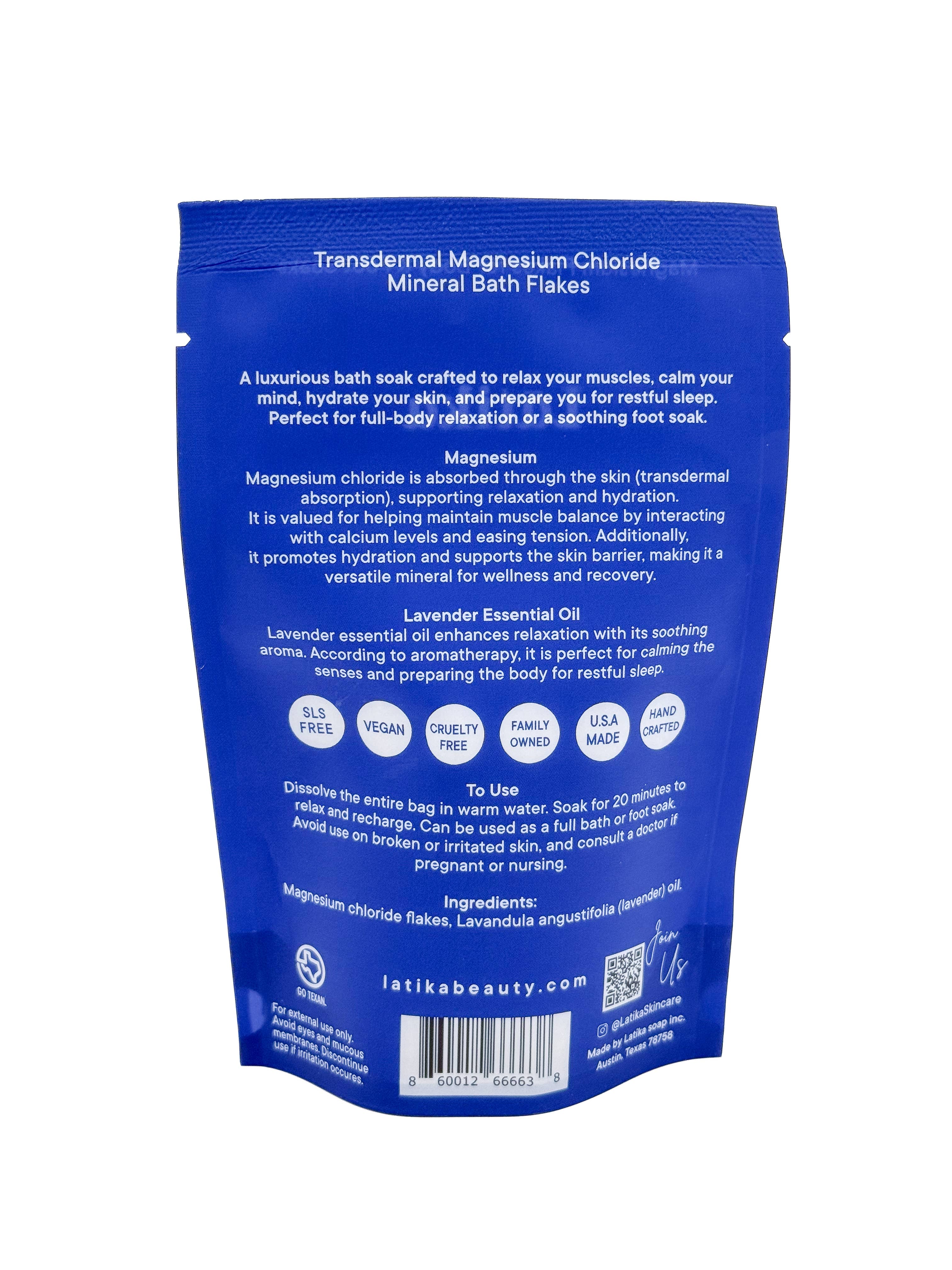 Latika Beauty Magnesium Bath Soak