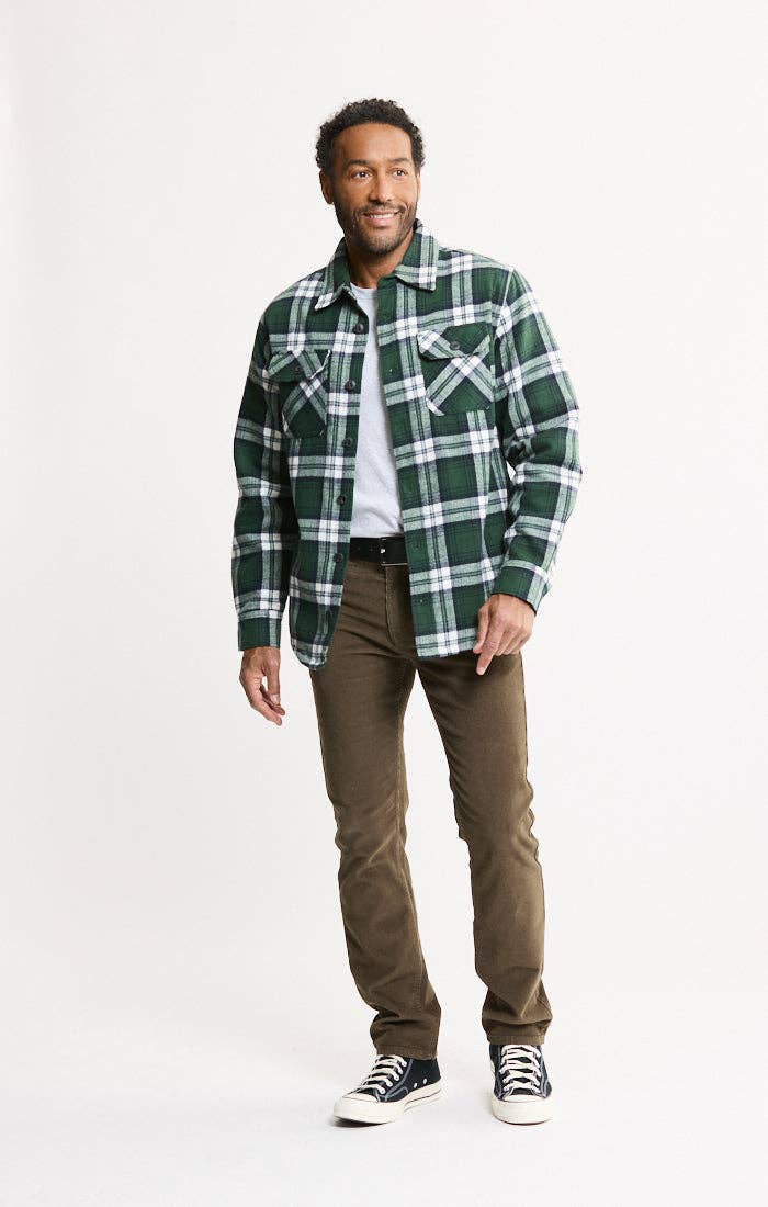 Sherpa Lined Flannel Shirt Jacket - JACHS NY
