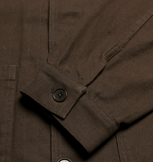 Panama Twill Station Jacket - Slate Brown