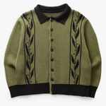 Olive Branch Pullover - Olive/Black