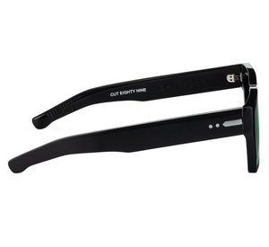 Cut Eighty-Nine Sunglasses - Black/Green