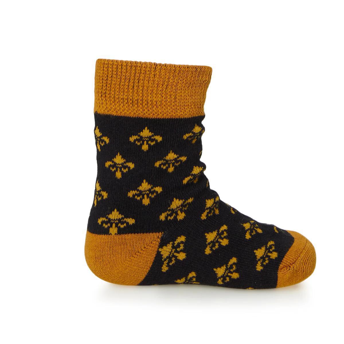 Baby Fleur De Lis Socks