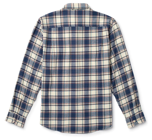 Calico Flannel - Natural Blue