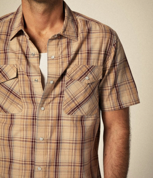 Wayne Western Shirt - Western Plaid