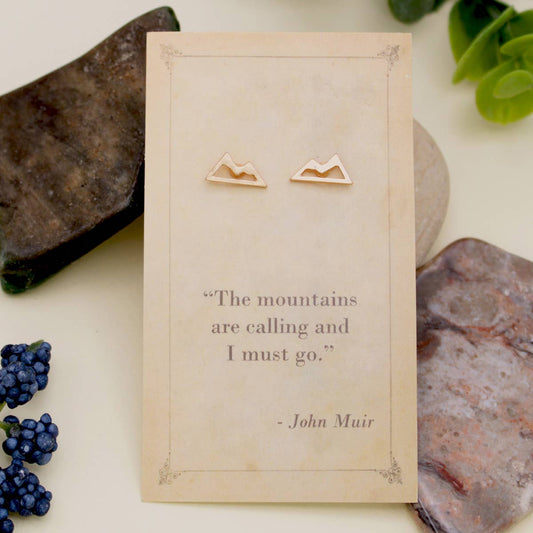 The Mountains are Calling Earrings